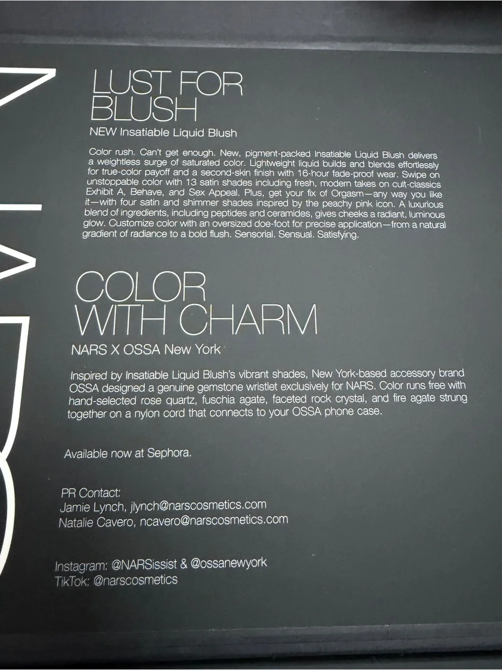 NARS gift set
